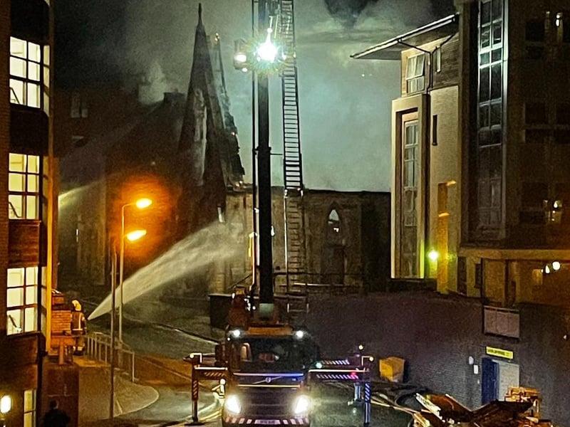 No injuries have been reported but all nearby residents have been encouraged to keep their windows and doors closed as a precaution.