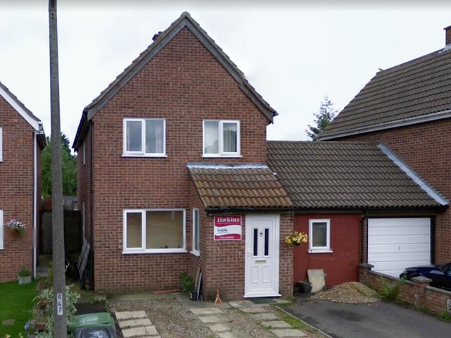 This four-bedroom, link-detached house on High House Avenue, Wymondham, Norfolk, is on the market for £265,000 with William H Brown - close to the average house price in England in November 2020 of £266,742.