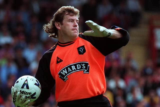 Crystal Palace v Sheffield United , 27-9-98 - Blades keeper Andy Goram