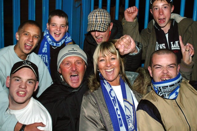 Wednesday supporters sleep out at Hillsborough to bag their League One play-off final tickets in May 2005.