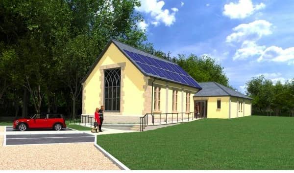The applicants, the vicar and churchwardens of the church of St Margaret, hope to erect a new hall for church and community use at the site of the Grade II listed Church of St Margaret on Golden Smithies Lane.