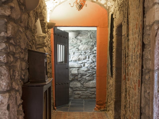 Just in case you forgot you were inside a literal castle.