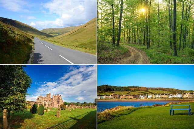 Some of the views you can enjoy from the saddle of a bicycle in Scotland.