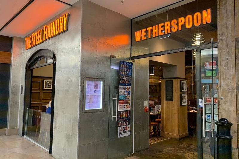 The Steel Foundry Wetherspoon's at Meadowhall has an all-day menu which includes everything from vegan breakfasts and small plates, to pub classics like vegan burgers, pizzas and curries.