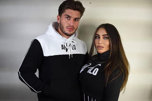 Glamour model Lauren Goodger and model Charles Drury have helped to promote the new range.