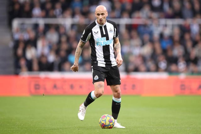 Newcastle’s two main chances against Arsenal came from long-range efforts from Shelvey and he was unlucky to be denied by a great save by Aaron Ramsdale.