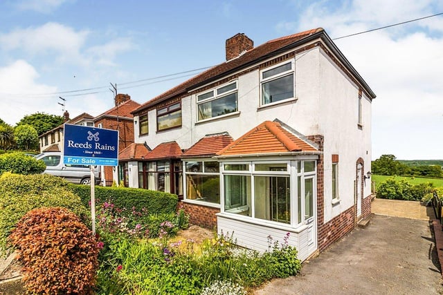 This three-bedroom semi-detached house has an asking price of £185,000. The sale is being handled by Reeds Rains at Hillsborough. (https://www.zoopla.co.uk/for-sale/details/54952182)