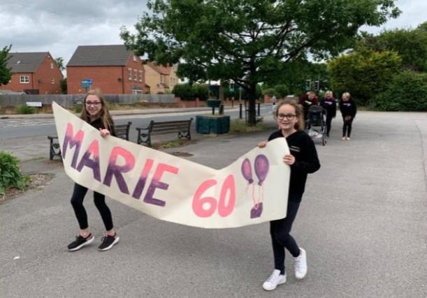 Doncaster dance teacher Marie Newsome thought her 60th birthday would pass off quietly because of the coronavirus lockdown restrictions. That was until a group of dancers from her own school, Marie Newsome School of Dancing, sprung a big birthday surprise on their teacher – by turning up to do a socially distanced song and dance routine outside her home.
