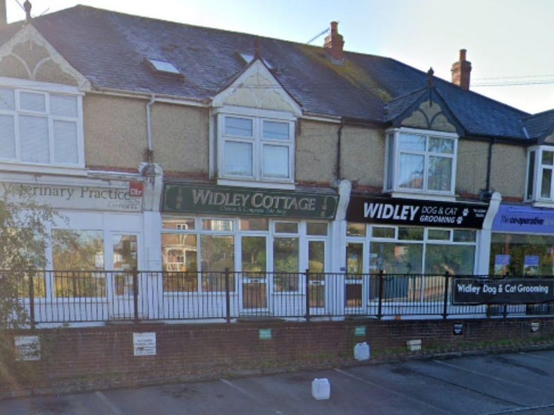 Widley Cottage at 80 London Road, Waterlooville was rated two on March 4. Its cleanliness and condition of facilities and building and management of food safety was rated as generally satisfactory. Its hygienic food handling was given improvement necessary.