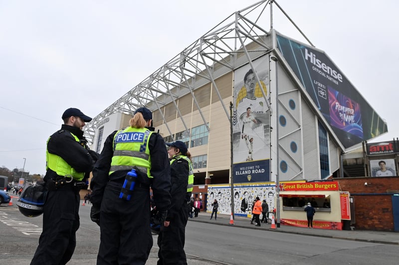 Elland Road, Wesley Street and Cross Heath Green in Beeston recorded 958 crimes between March 2023 and February 2024