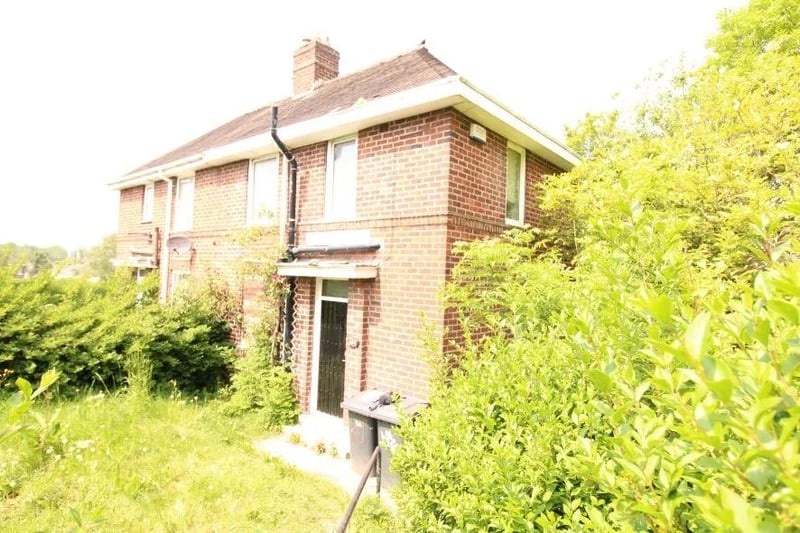 This two bed semi-detached house on Westnall Terrace, Shiregreen, is for sale by auction, with a guide price of £45,000. https://www.zoopla.co.uk/for-sale/details/58912922/