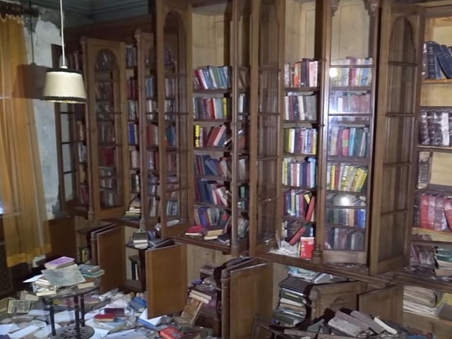 Books inside Royal Hospital Haslar in 2018. Picture: Neil Ansell