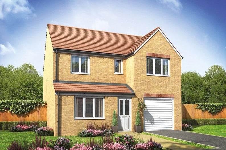 Check out this three-bedroom detached with open-plan kitchen-diner and en-suite to master bedroom. Price: £249,995
