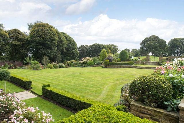 The manicured gardens at Ashday Hall.