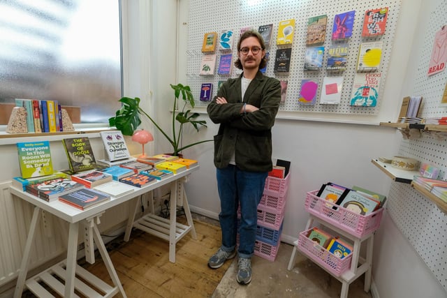 "Sheffield's smallest book shop" has opened out of a 2x2m nook in a coffee shop in Crookes.