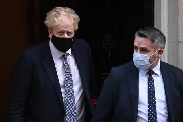 Prime Minister Boris Johnson has apologised for a number of parties which took place at Downing Street during the pandemic despite the coronavirus restrictions which were in place at the time. Photo by Leon Neal/Getty Images.