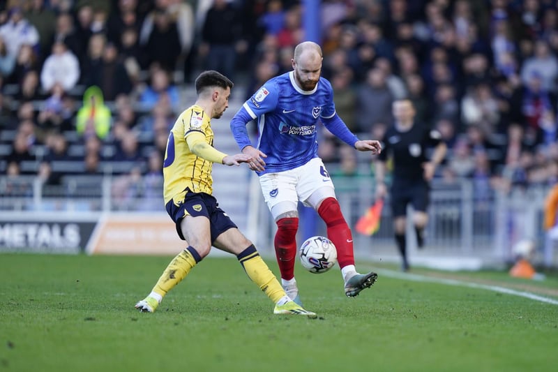 Another really positive night’s work from Mr Dependable - as he ate up the heavy Fratton surface and made influence felt at both ends of the pitch.