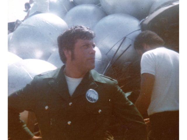 Oliver Reed on the set of Tommy at South Parade Pier