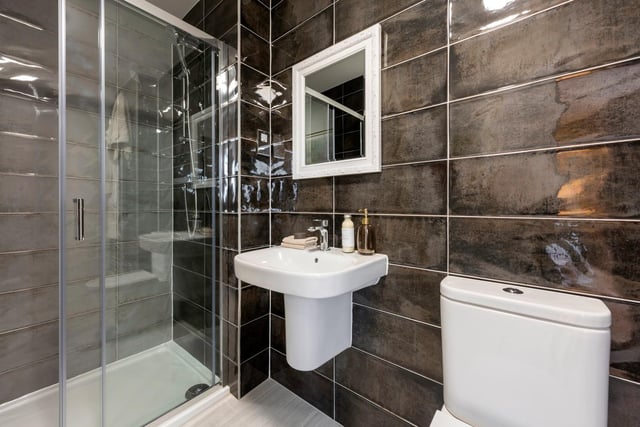Avant Homes says Furlong Park bathrooms "exude style".
