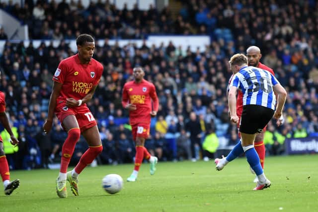 Davis Keillor-Dunn scored twice against AFC Wimbledon.