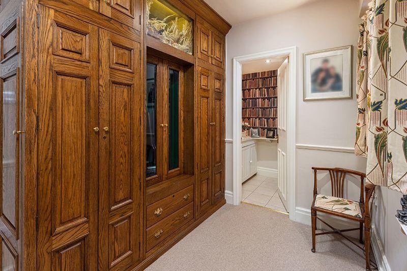 There are "various extensive storerooms" and cupboard space around the property, including this corner of the home.