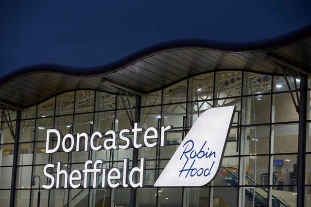 Doncaster Sheffield Airport will be affected by the government's advice. Copyright: © Shaun Flannery Photography 2019