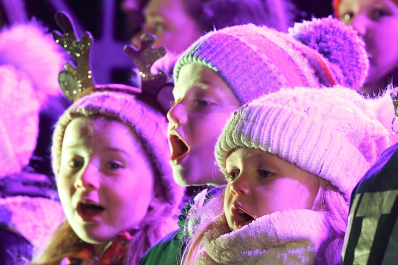 These singing angels, pictured at a previous Hartlepool Christmas lights switch-on, are all kitted out in their duts (woolly hats) for winter.