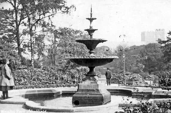 Weston Park Fountain, 1920s - 1930s.