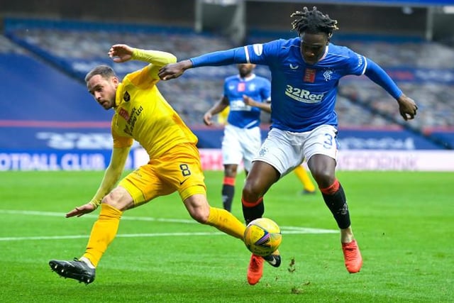 Made a big impression as a substitute in midweek and took chance to replace Barisic, but quality of delivery was similar standard. Adept with either foot and more keen to hit the by-line than the Croatian, strength overpowered even a bulky Livingston line-up.