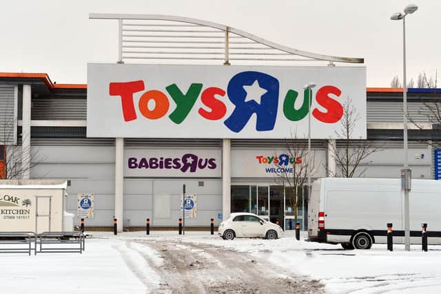 The toy chain had a huge store on the Spire Walk Retail Park in Chesterfield.