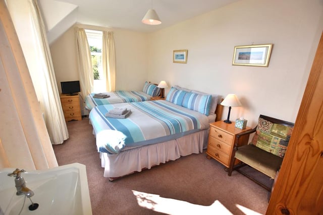 Five of the bedrooms are currently used for paying guests, with the rest serving as family accommodation