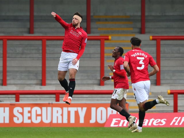 Record during the last six games played in League One.... won: one, drawn: two, lost three.