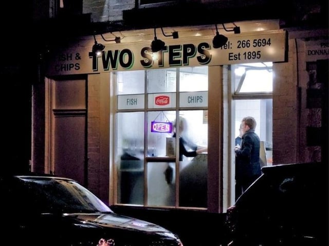 Two Steps, on Sheffield's Sharrow Vale Road, claims to be Yorkshire's oldest fish and chip shop, serving up fried suppers since 1895.
Over the years it has won praise from the likes of the Guardian and The Times newspapers, and singer Tony Christie famously posed outside for the sleeve of his 2008 album Made In Sheffield.