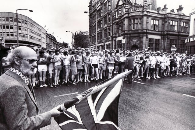 The Star Walk, which used to start on High Street in Sheffield city centre, attracted huge crowds. Crucially, fundraising hero John Burkhill, better known as the Man with the Pram, credits it with instilling in him his love of walking. The 83-year-old has gone on to complete more than 100 races, raising over £830,000 and counting for Macmillan Cancer Support.