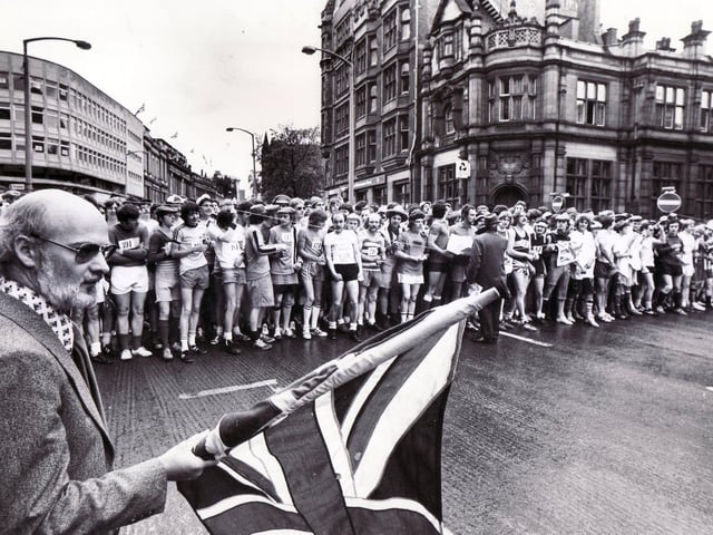 The Star Walk, which used to start on High Street in Sheffield city centre, attracted huge crowds. Crucially, fundraising hero John Burkhill, better known as the Man with the Pram, credits it with instilling in him his love of walking. The 83-year-old has gone on to complete more than 100 races, raising over £830,000 and counting for Macmillan Cancer Support.