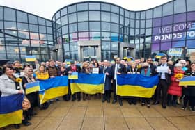 Sheffield councillors of all political parties united together to support Ukraine and condemn the invasion