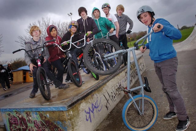 BMX riders at the Urban Games event held at the Fulwell Skate park. Does this bring back memories from 2012?