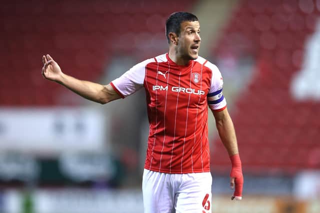 Rotherham United's longest-serving player Richard Wood is set to extend his stay at the club (photo by George Wood/Getty Images).