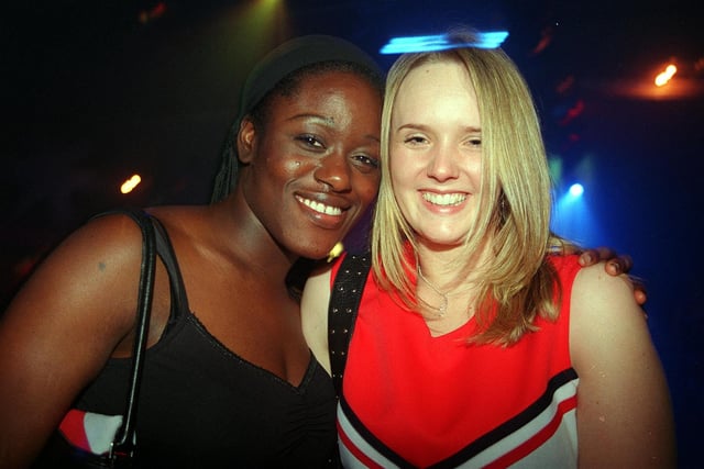 From left - Heather and Michelle at 'Juice' in the Leadmill