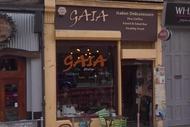 This cafe has been described as a 'wee bit of sunshine fae Sicily on Leith!' (image by Google)