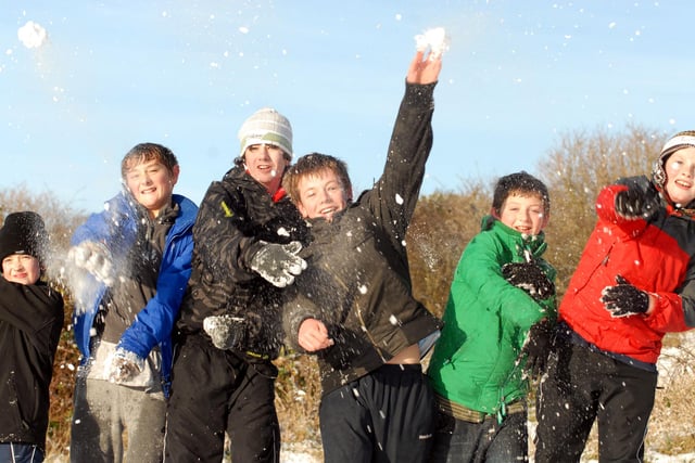 Fun in the snow at Cleadon Hills. Can you spot anyone you know in this 11-year-old photo?