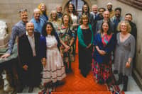 Sheffield Green Party councillors at Sheffield Town Hall on May 21, 2026, when the council's annual meeting took place. Picture: Jeremy Lawrence (imajez)