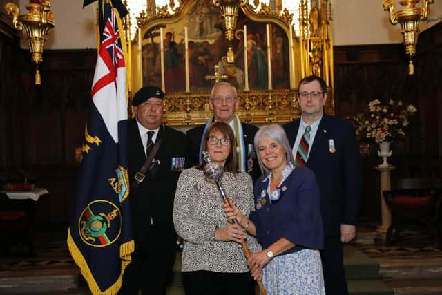 Robert Don Griffin from Crookes, was remembered by his family and his former sea cadet unit in a service at St Matthews Church, on Carver Street. and his relatives presented the organisation with a drum major’s mace engraved in his memory.