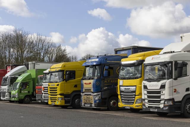 The UK has a shortage of more than 100,000 drivers, according to the Road Haulage Association.  (Photo by Dan Kitwood/Getty Images)