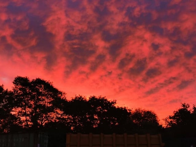 This picture from Michael Robert Bailey shows why many must have been kicking themselves when they missed yesterday's sunrise.