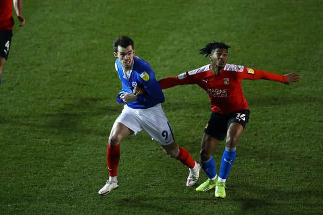 Akin Odimayo of Swindon Town has been linked with Sheffield Wednesday. (Photo by Bryn Lennon/Getty Images)