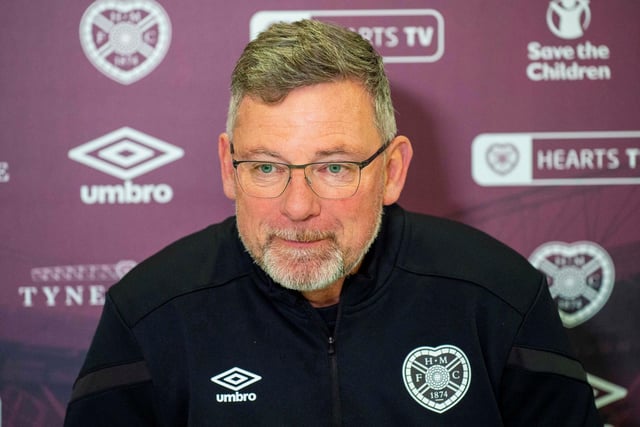 What was Craig Levein's final game as Hearts manager?