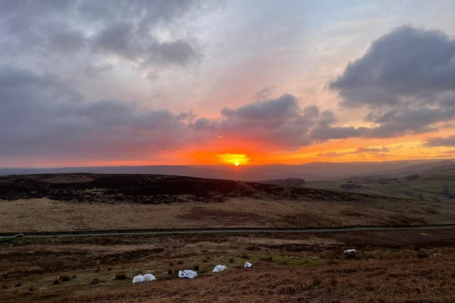 Sunset from Hathersage by  Alexander Cousins