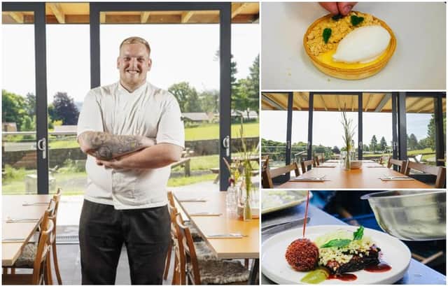 The new restaurant at Whirlow Hall Farm is set to open on Saturday, with Luke Rhodes (pictured) as head chef