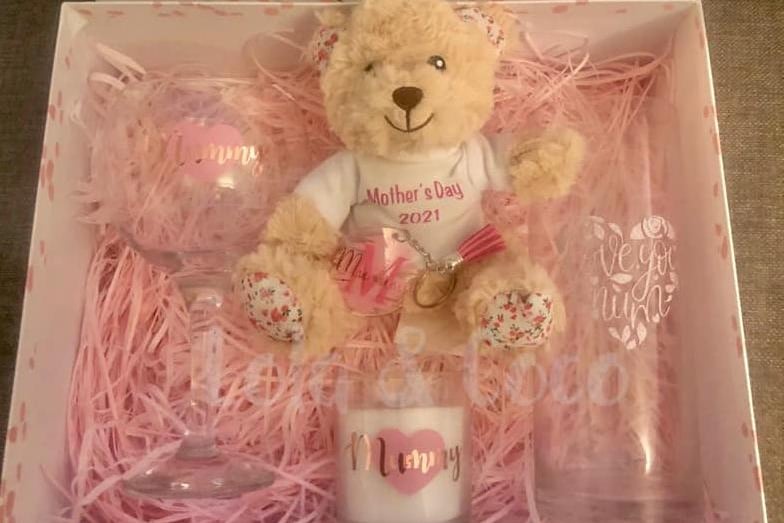 Jenny Williamson said: "I sell personalised items and I am launching a gift box which includes a gin glass, teddy, keyring, candle and vase, which can have your children’s names added onto."